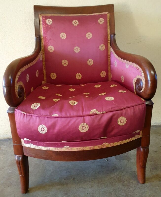 Mahogany shepherdess - Empire style - XIXth century