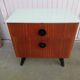 Paire de tables de chevet tchèques, Halabala, style scandinave 1950