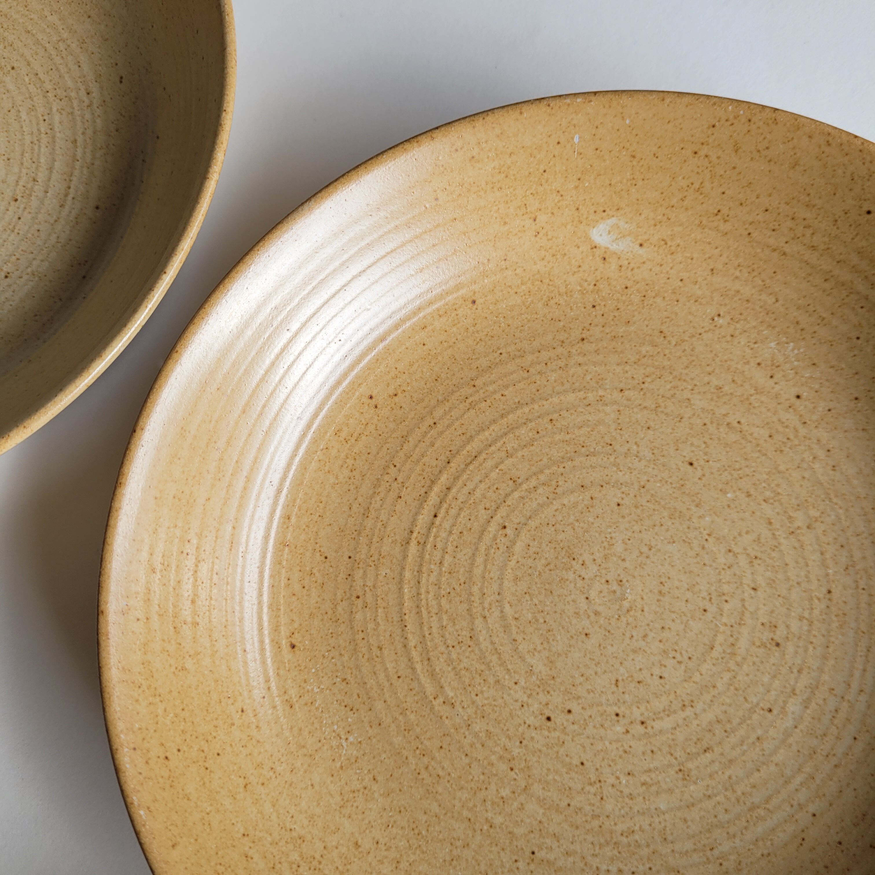 Lot de 5 assiettes creuses en grès