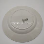 Pair of ceramic dishes from Sarreguemines digoin décor aux Roses