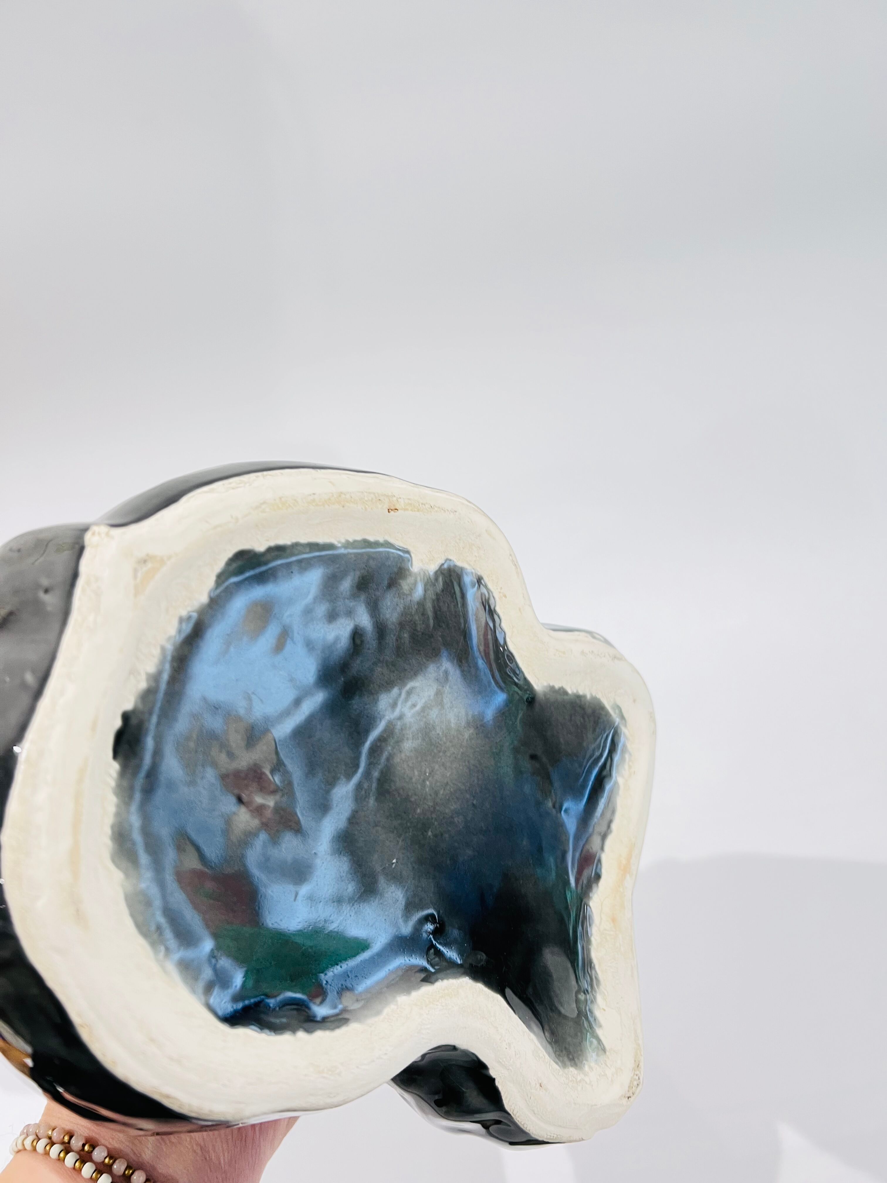 Pitcher in grey poodle slip