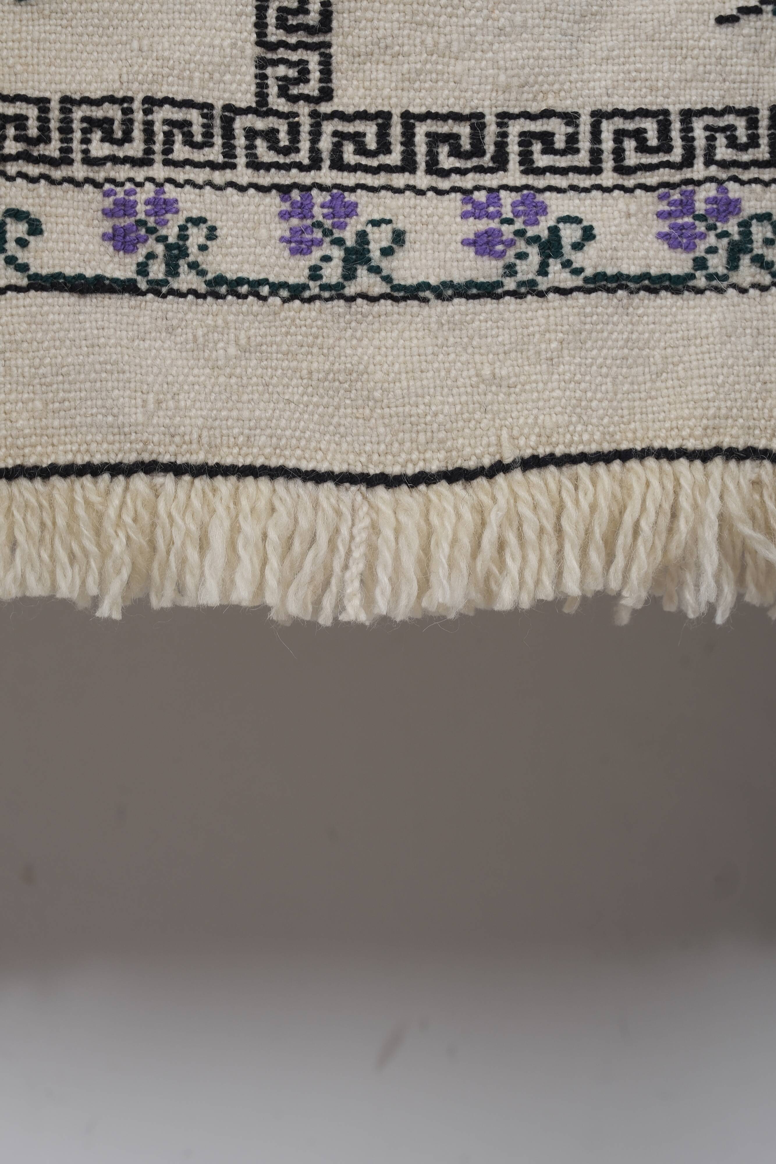 Vintage Turkish Oushak Handwoven Rug 174x250 cm