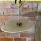 Antique perspex pendant light 60s vintage
