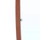 Oval wall mirror in teak, 1960s
