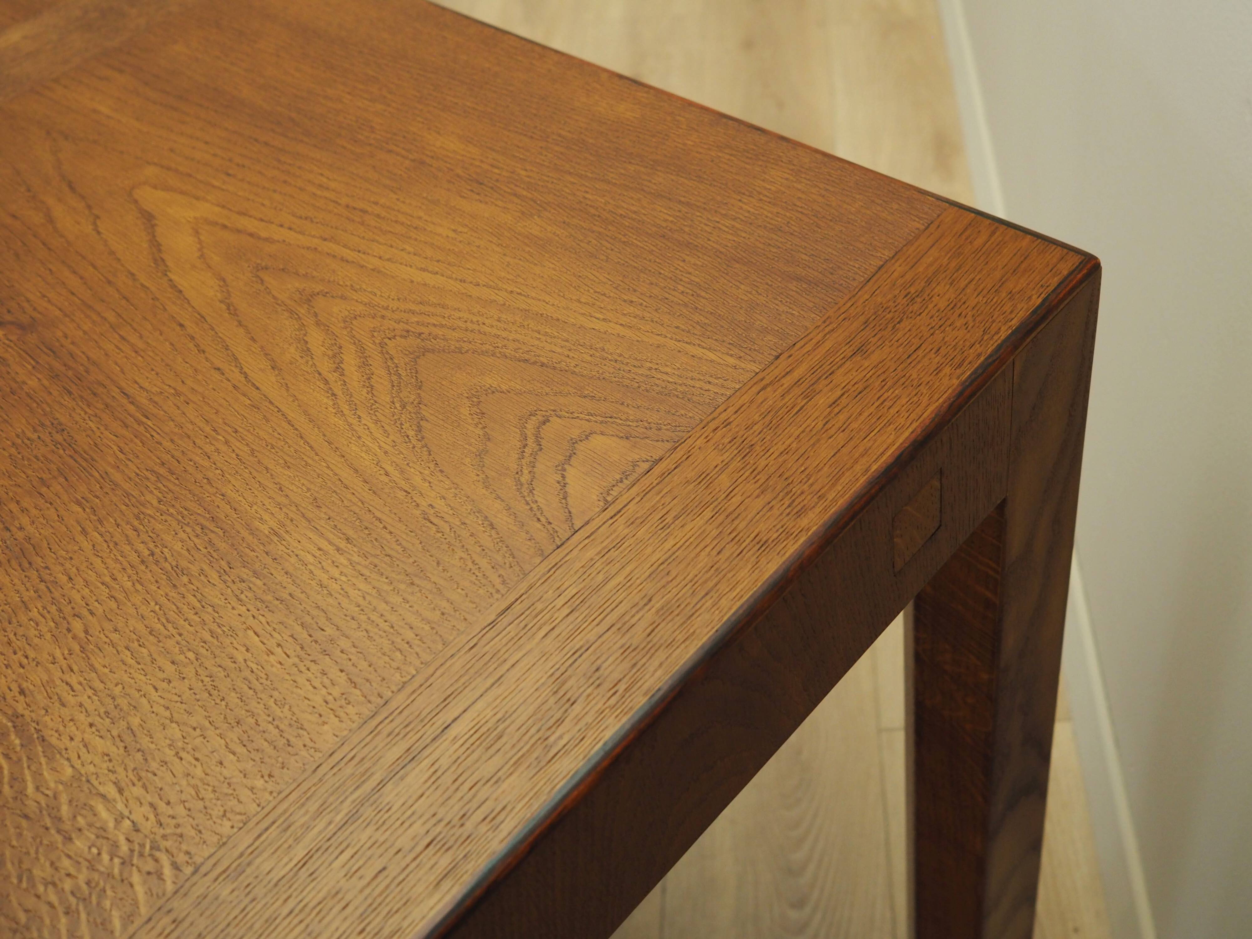 Oak table, Danish design, 1970s, production: Denmark