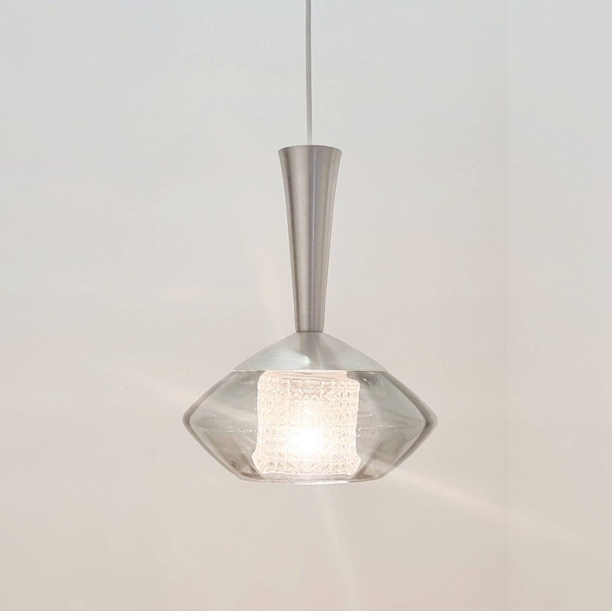 Mid-Century Scandinavian Glass Ceiling Light/Pendant by Carl Fagerlund for Orrefors, 1960s