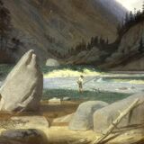 Alphonse de Saint-Beaussant (born in 1842) Pastel on paper mounted on canvas - Sinner