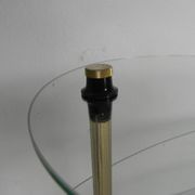 Etagere with 3 glass plates, kidney shape, 1950s