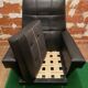 Pair of vintage leather armchairs