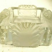 Empty crystal pocket of the 20th century Lalique house