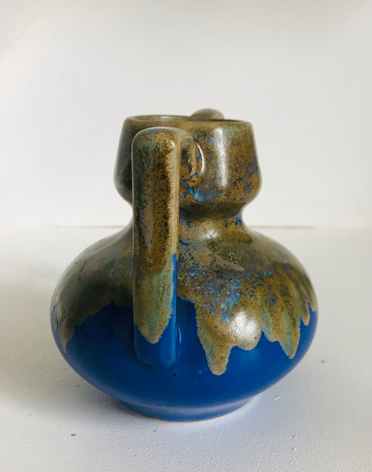 Art Deco stoneware vase signed Alpho by Alphonse Mouton