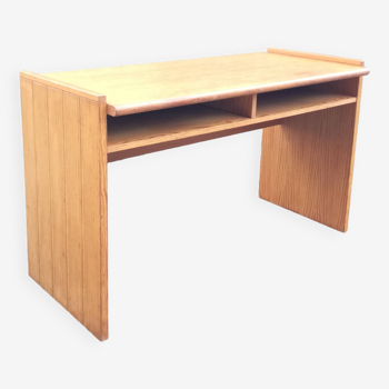 Bureau console à casiers, 130 x 60