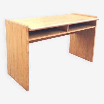 Console desk with lockers, 130 x 60