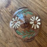 Small Alsatian pot in glazed ceramic