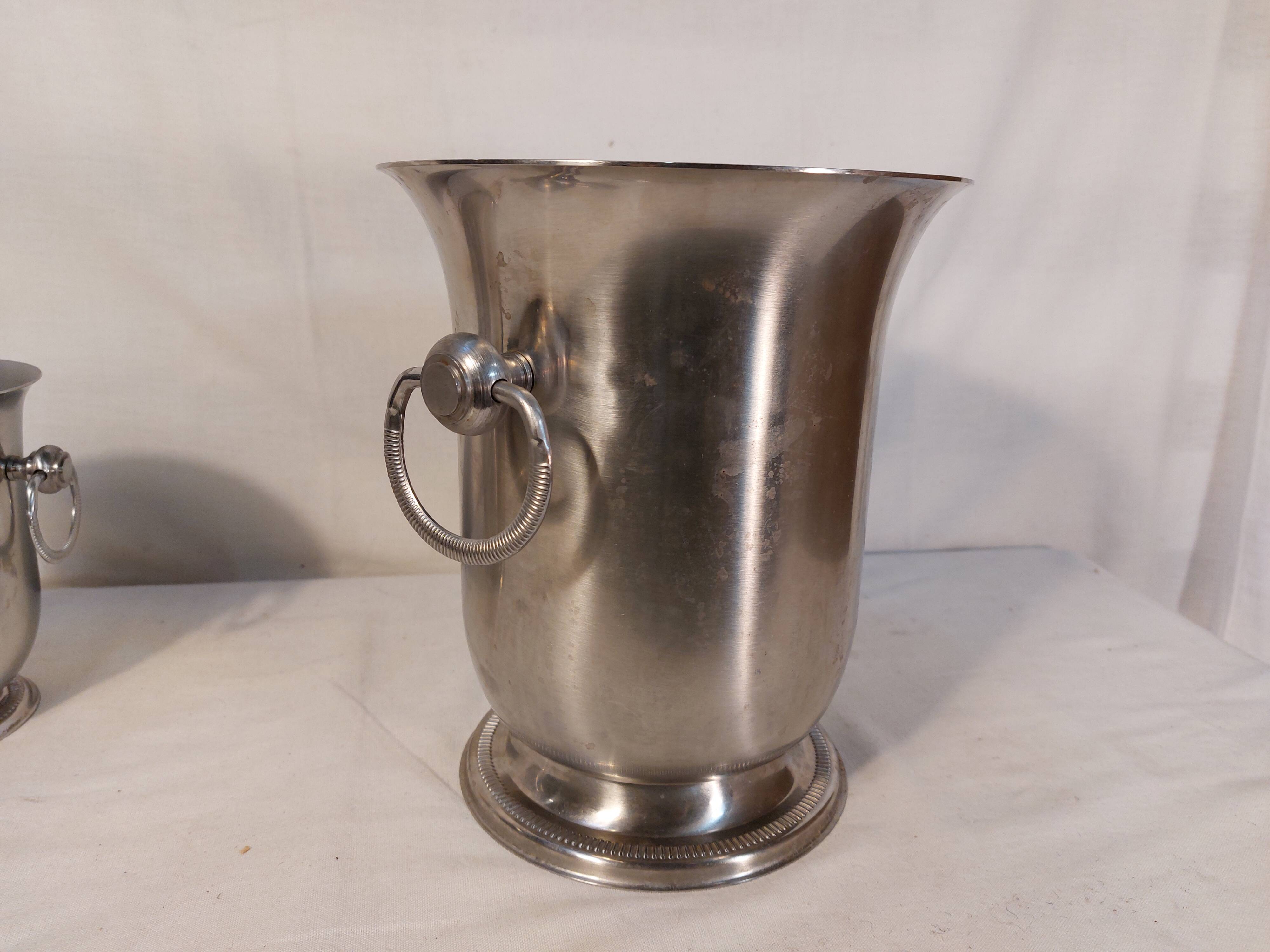 Jean Couzon Silverware Set - Champagne Bucket + Ice Bucket
