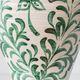 Spanish Revival Ceramic Table Lamp Pair from Granada, New Linen Lampshades