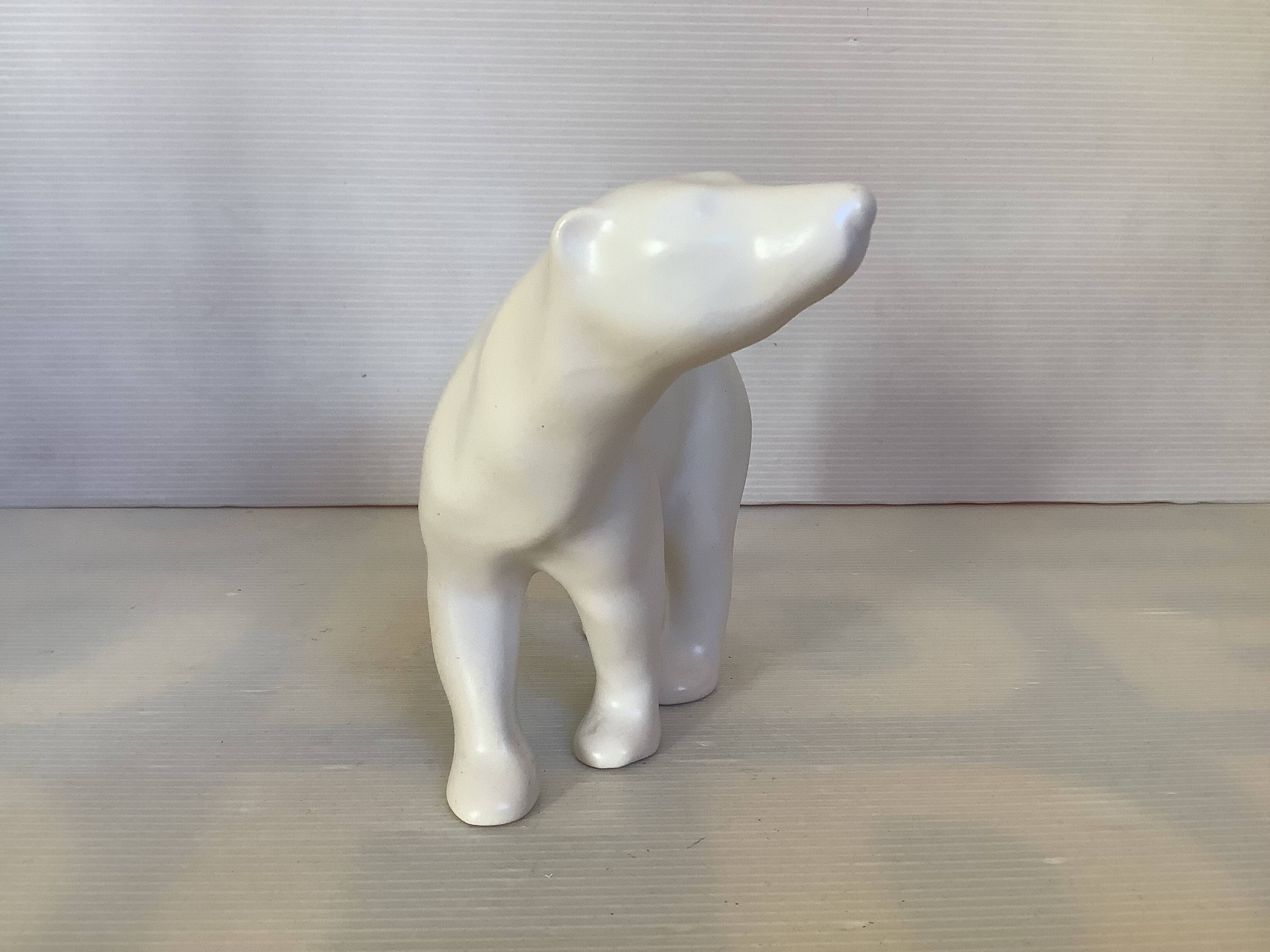 Popular white ceramic bear