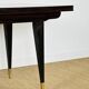 French Art Deco dining table in Macassar from 1940.