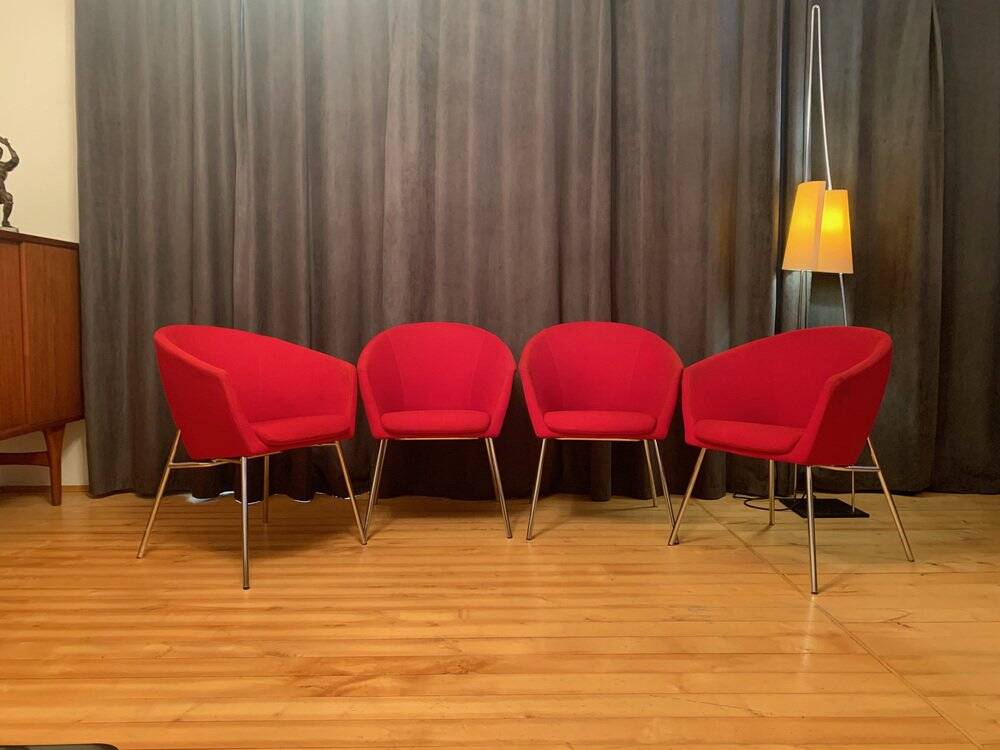 Megan club armchairs by René Holten for Artifort, the Netherlands, 2005, set of 4