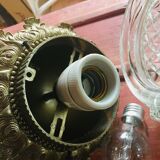Brass globe suspension