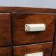 1940s Czechoslovak industrial bank drawer cabinet