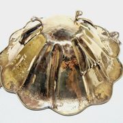 Art Deco hammered bowl on stand, Germany, 1930s