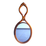 Rattan mirror 1960