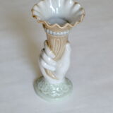 Opaline hand vase