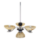 Glass chandelier, Danish design, 1970s, production: Denmark