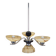 Glass chandelier, Danish design, 1970s, production: Denmark