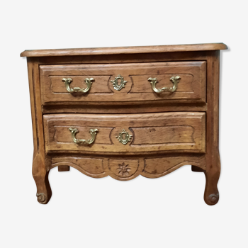 Miniature chest of drawers in chene