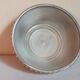 Vintage fluted enameled earthenware potter's salad bowl