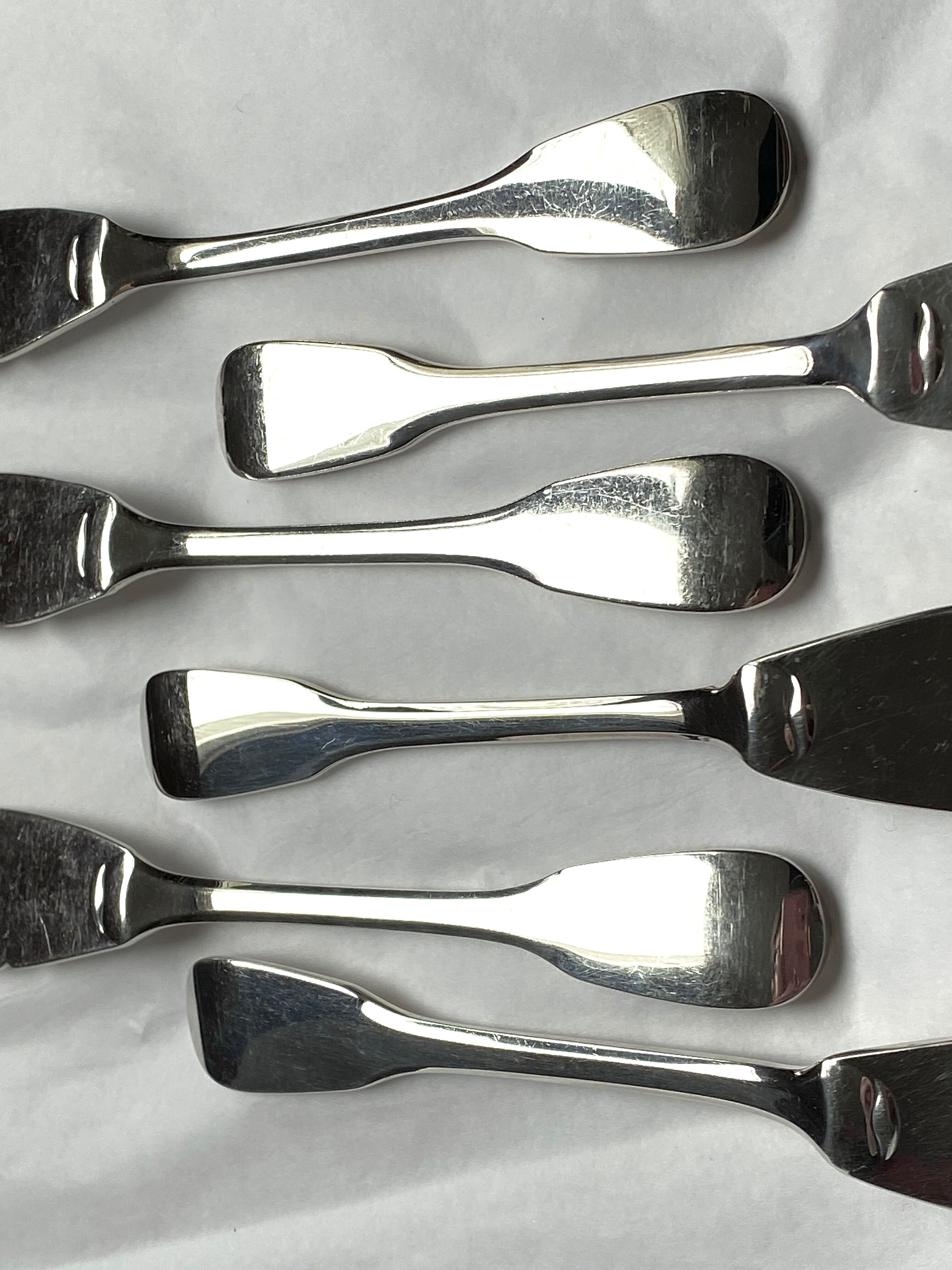 Puiforcat Hermes set of 6 fish knives