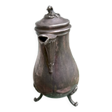 Théière Gallia Collection-"POMPADOUR" balustre en métal argenté -XXéme