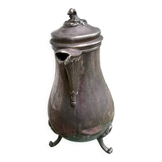 Gallia Collection - "POMPADOUR" Silver-plated Baluster Teapot - 20th Century