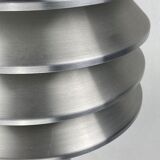 Space age aluminum mushroom dome lamp by Hans Agne Jakobsson for Markaryd, Sweden 1960s