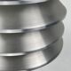 Space age aluminum mushroom dome lamp by Hans Agne Jakobsson for Markaryd, Sweden 1960s