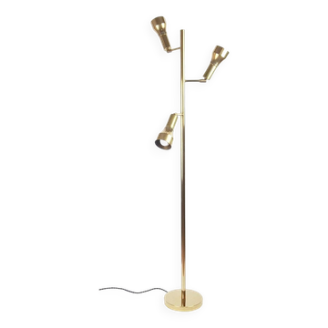 Brass floor lamp from the 1960s