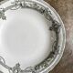 Round hollow dish in ironstone St Amand and Hamage, "Medallion" service