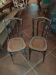 2 bistro chairs from the early 20th century