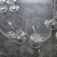 6 antique champagne flutes