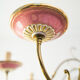 Flemish Ceramic Floral Chandelier