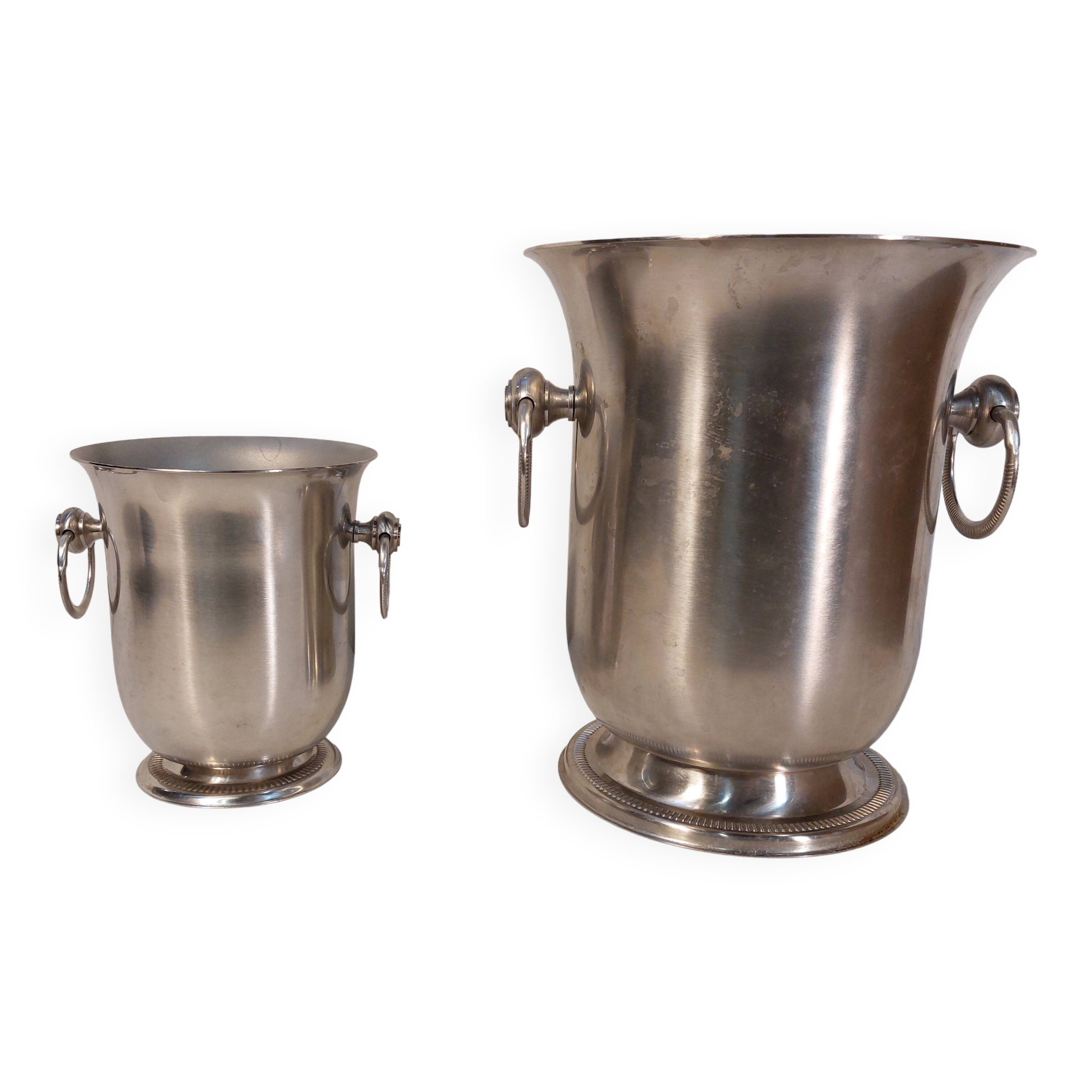 Jean Couzon Silverware Set - Champagne Bucket + Ice Bucket