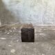 Low stool in old Asian monoxyl teak