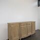 Striped oak buffet in Louis XV style