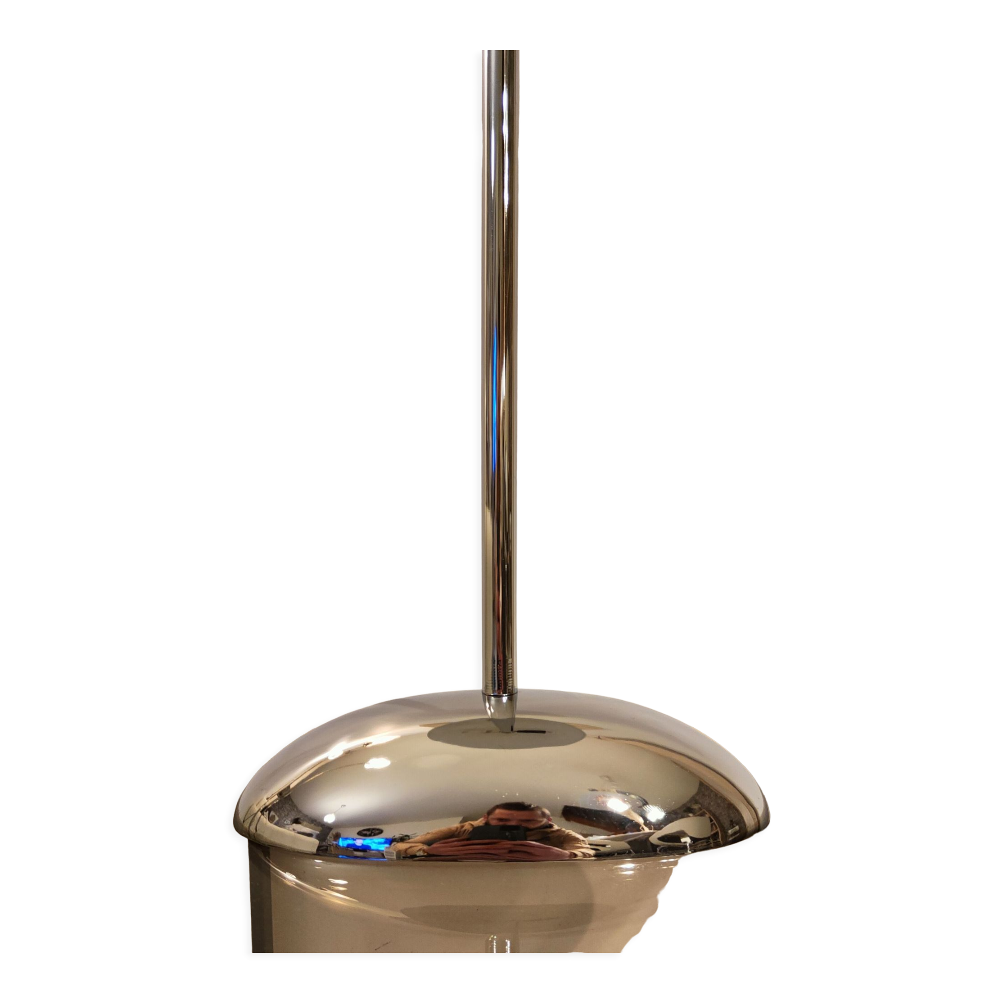 Vintage chrome mushroom lamp 1970 to 1980