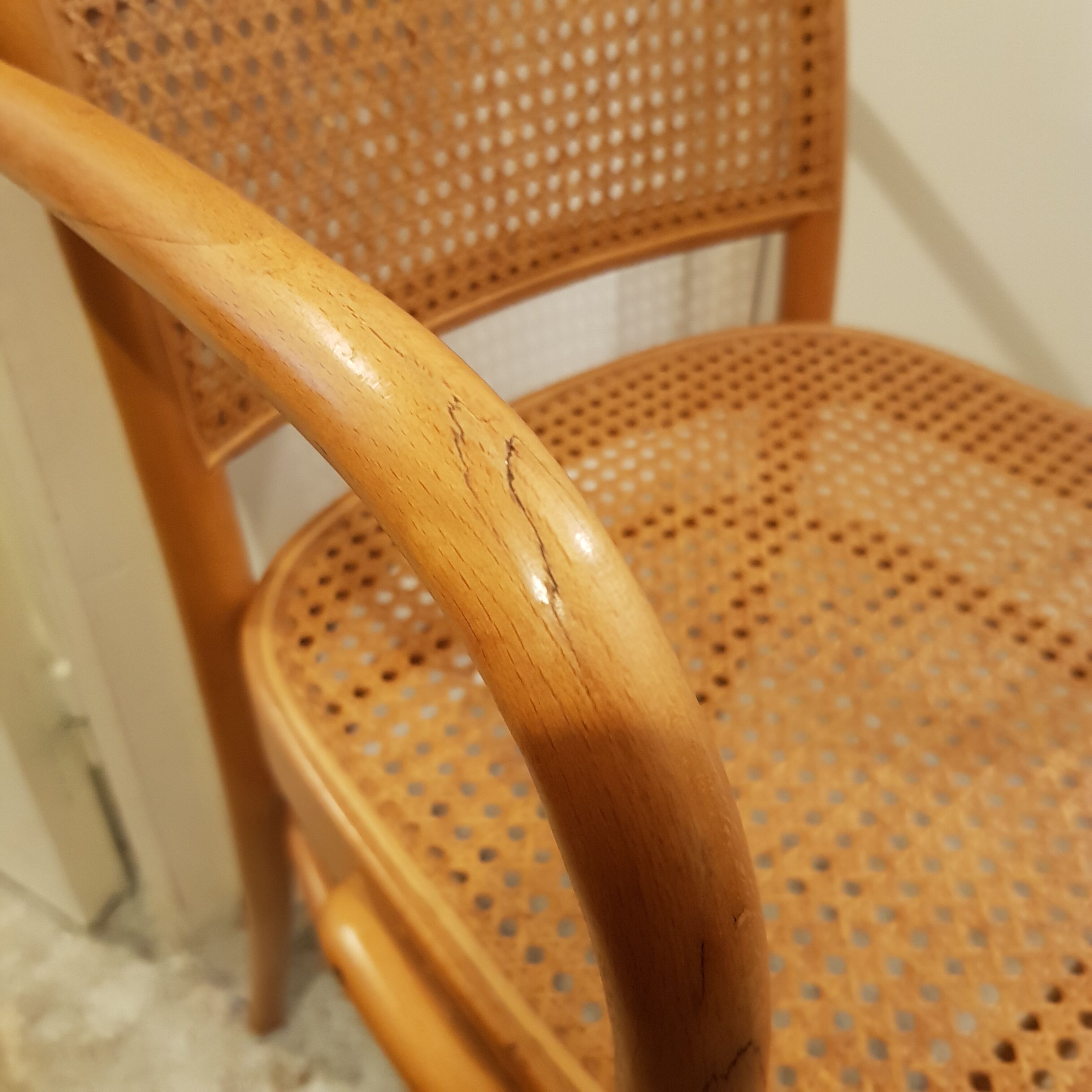 Ensemble de 4 fauteuils et 1 chaise Thonet 811 Josef Hoffmann