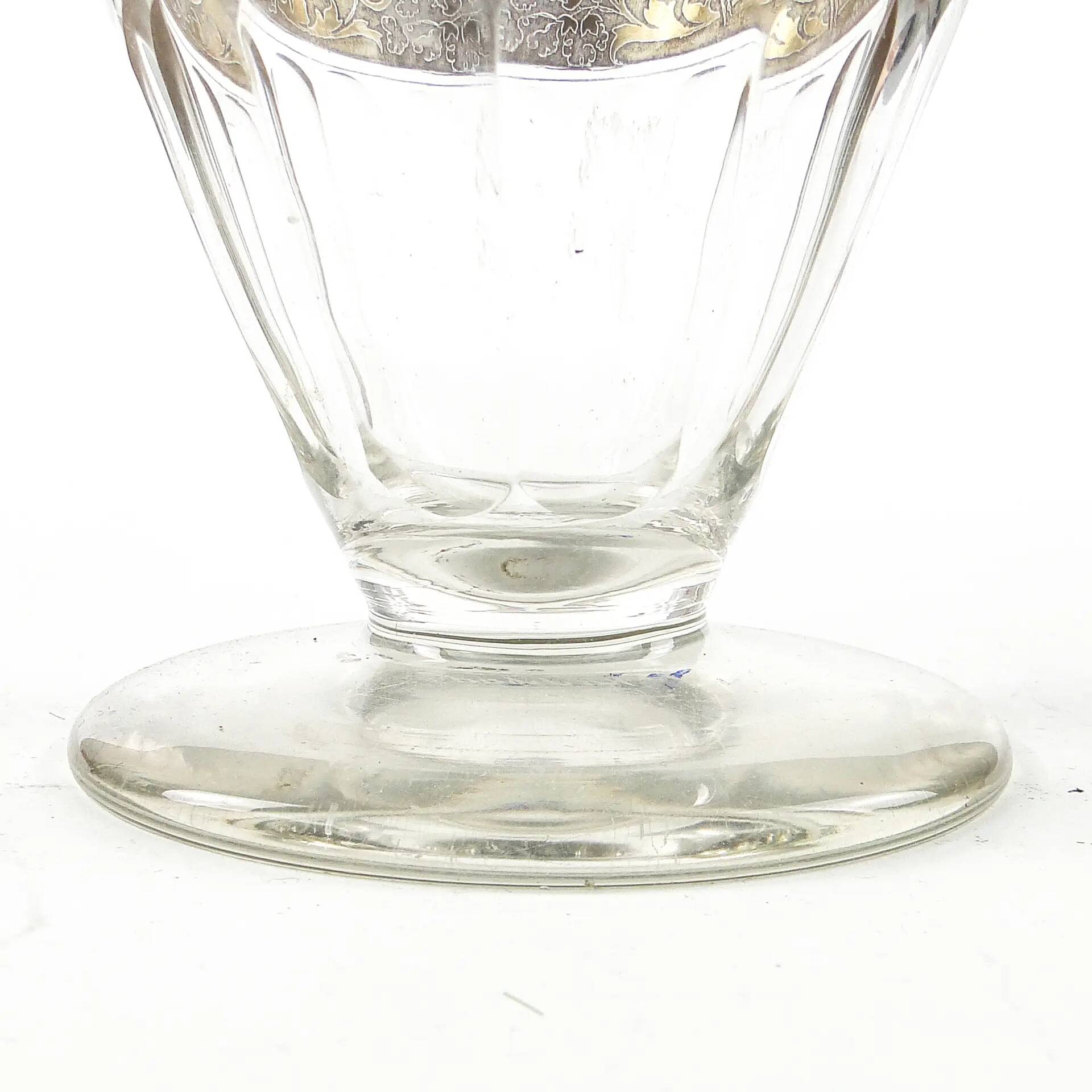 Art Deco bonbonniere, crystal, Czechoslovakia, 1930s