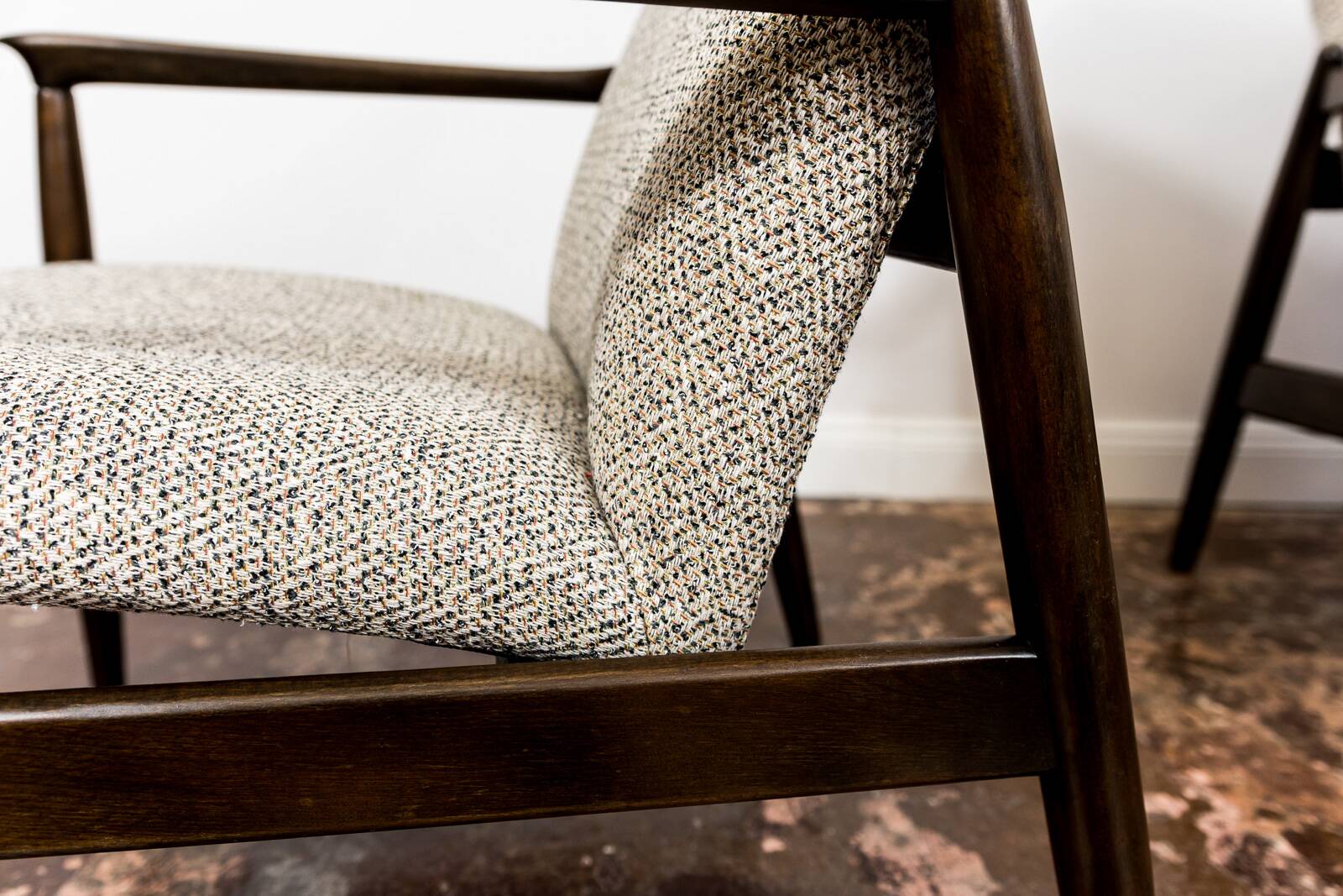 Fauteuils GFM-64 par Edmund Homa de Gościcińskie Fabryki Mebli, 1960s, Set de 2