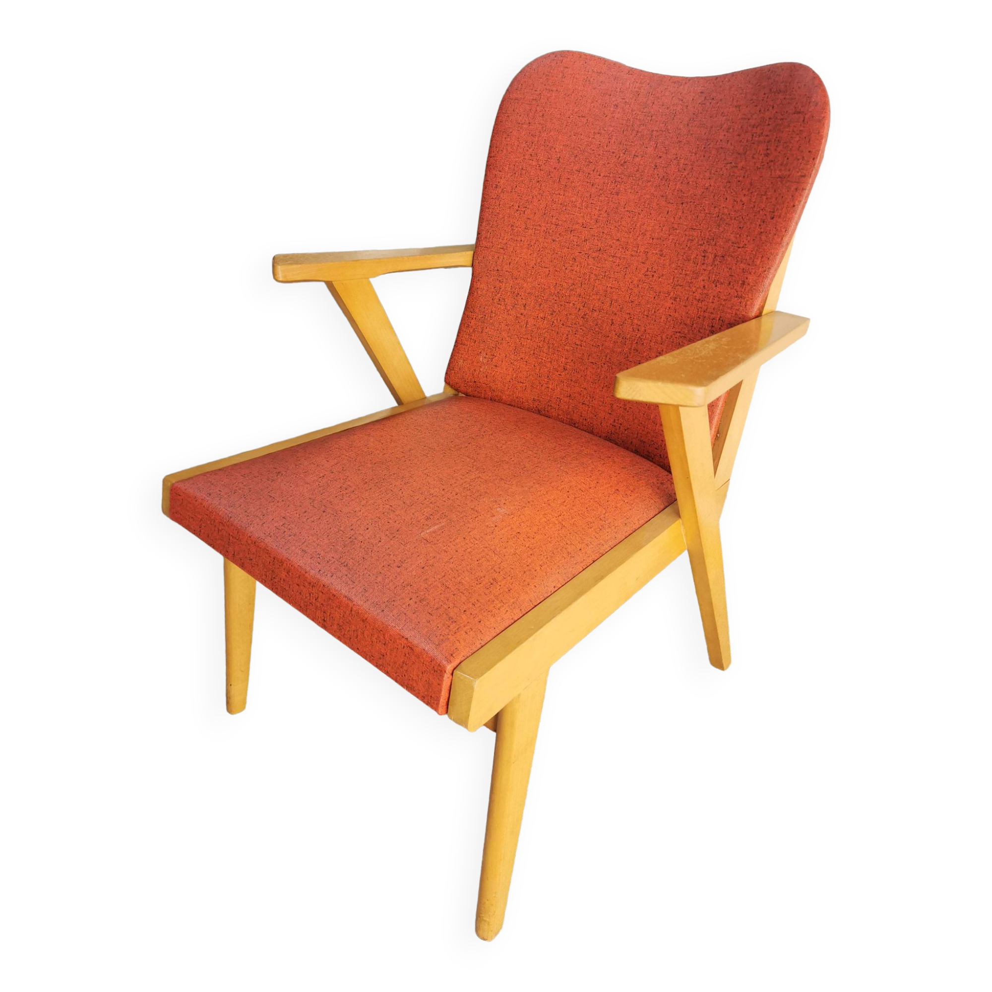 Vintage armchair from the 50s 60s, rockabilly